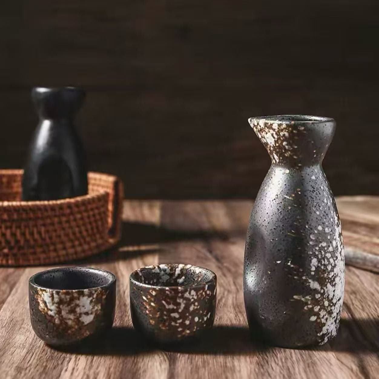 Panda Flame Sake Bottle